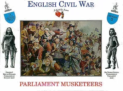 A CALL TO ARMS ACTA05 1/32 Parliament Musketeers - English Civil War ( 16 Figures )