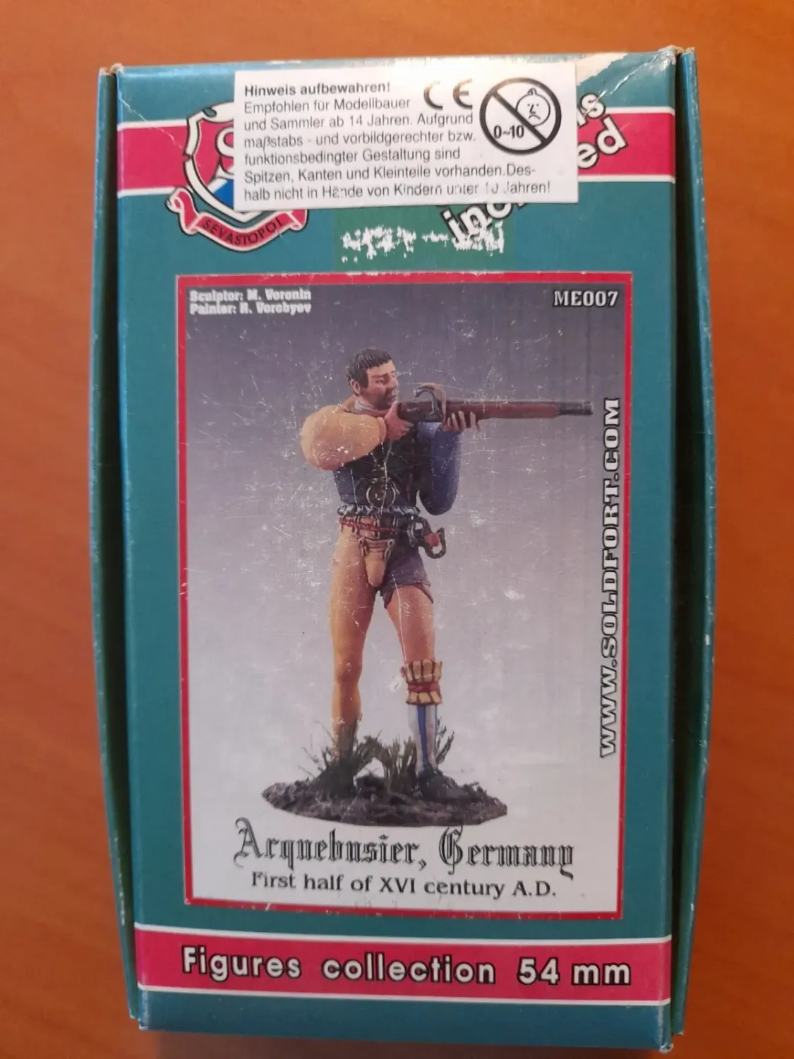 Soldier of Fortune SOFME007 1/32 - 54mm Arquebusier, Germany Weissmetall Figur