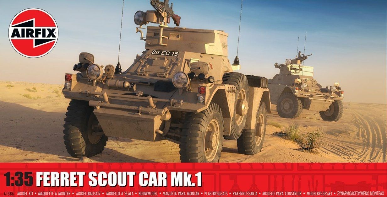 Airfix AF1386 1/35 Ferret Scout Car Mk.1