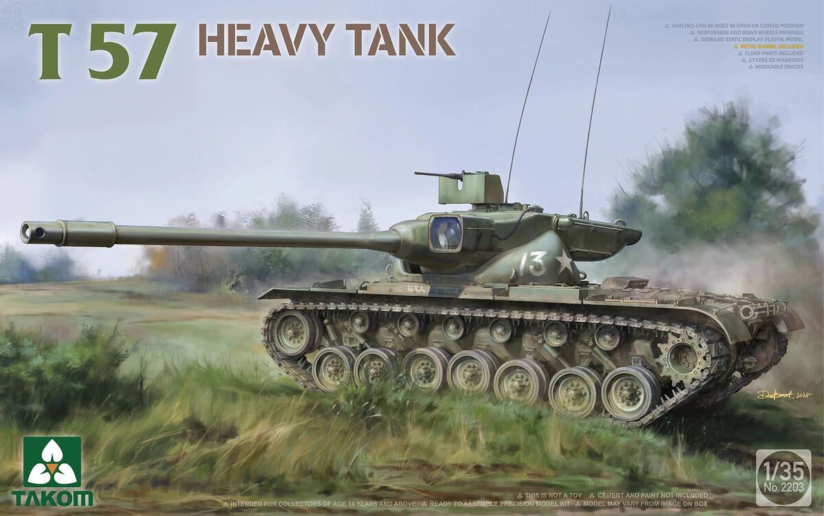 TAKOM TAK2203 1/35 T57 Heavy Tank