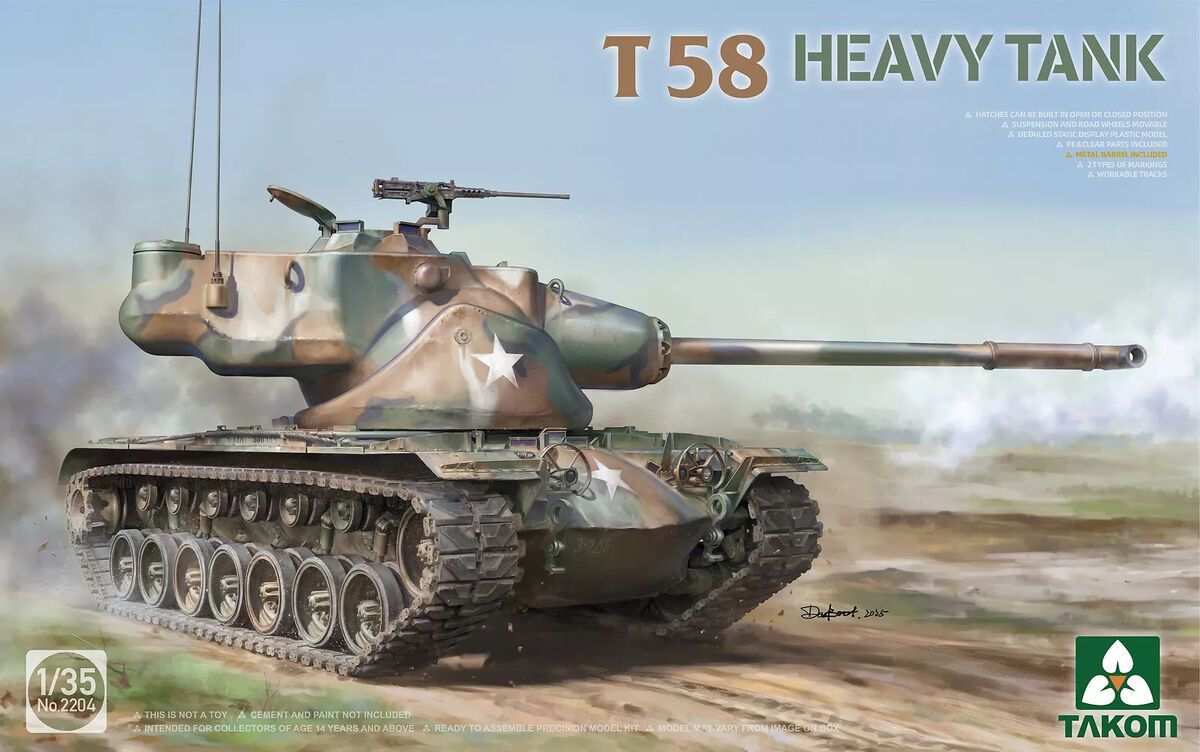 TAKOM TAK2204 1/35 T58 Heavy Tank