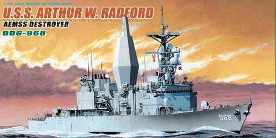 DRAGON DR7031 1/700 U.S.S. Arthur W Radford Aemss