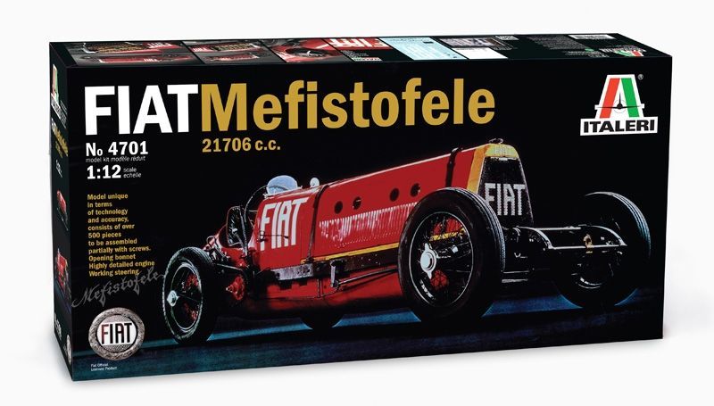 Italeri IT4701 1/12 Fiat Mefistofele