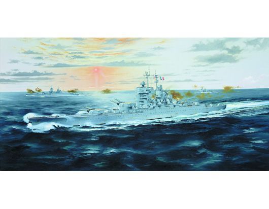 Trumpeter TR05752 1/700 French Battleship Jean Bart 1950 Trumpeter TR05752 1/700 French Battleship Jean Bart 1950