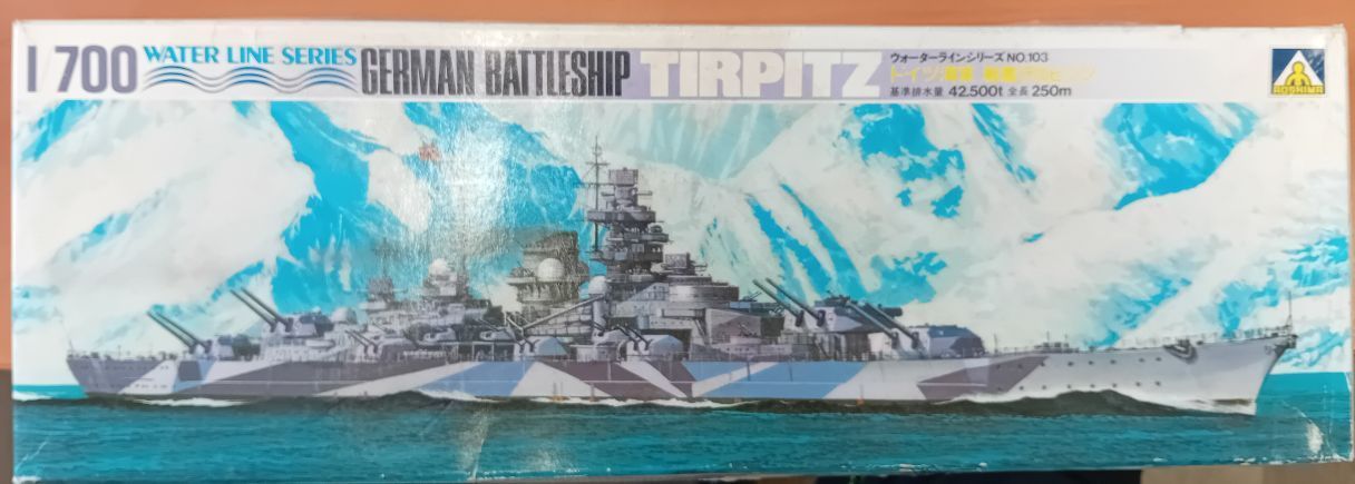 Aoshima AOS103 1/700 German Battleship Tirpitz
