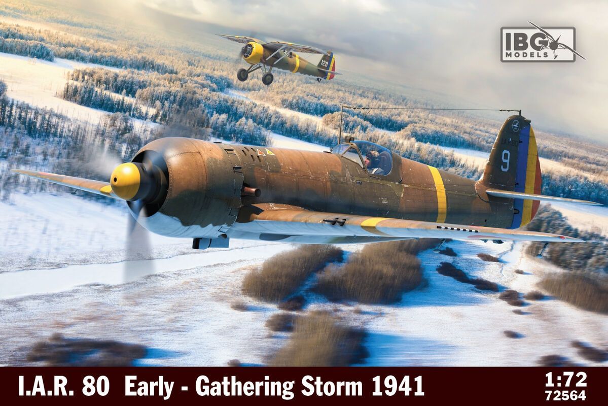 IBG IBG72564 1/72 IAR-80 Early Romanian Fighter ( Gathering Storm 1941 )
