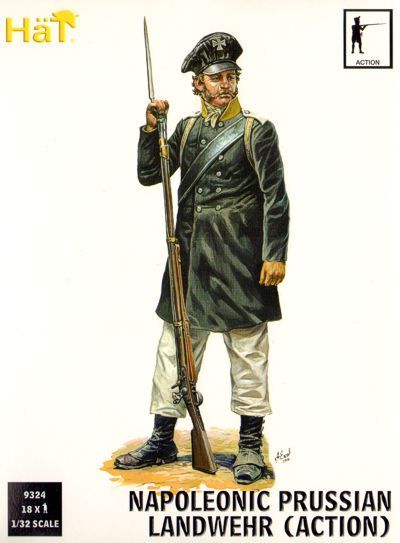 HÄT HÄT9324 1/32 Napoleonic Prussian Landwehr ( Action )
