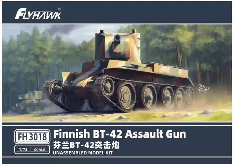 Flyhawk FH3018 1/72 Finnish BT-42 Assault Gun