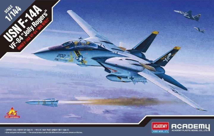 Academy 12626 1/144  USN F-14A VF-84 "Jolly Rogers"