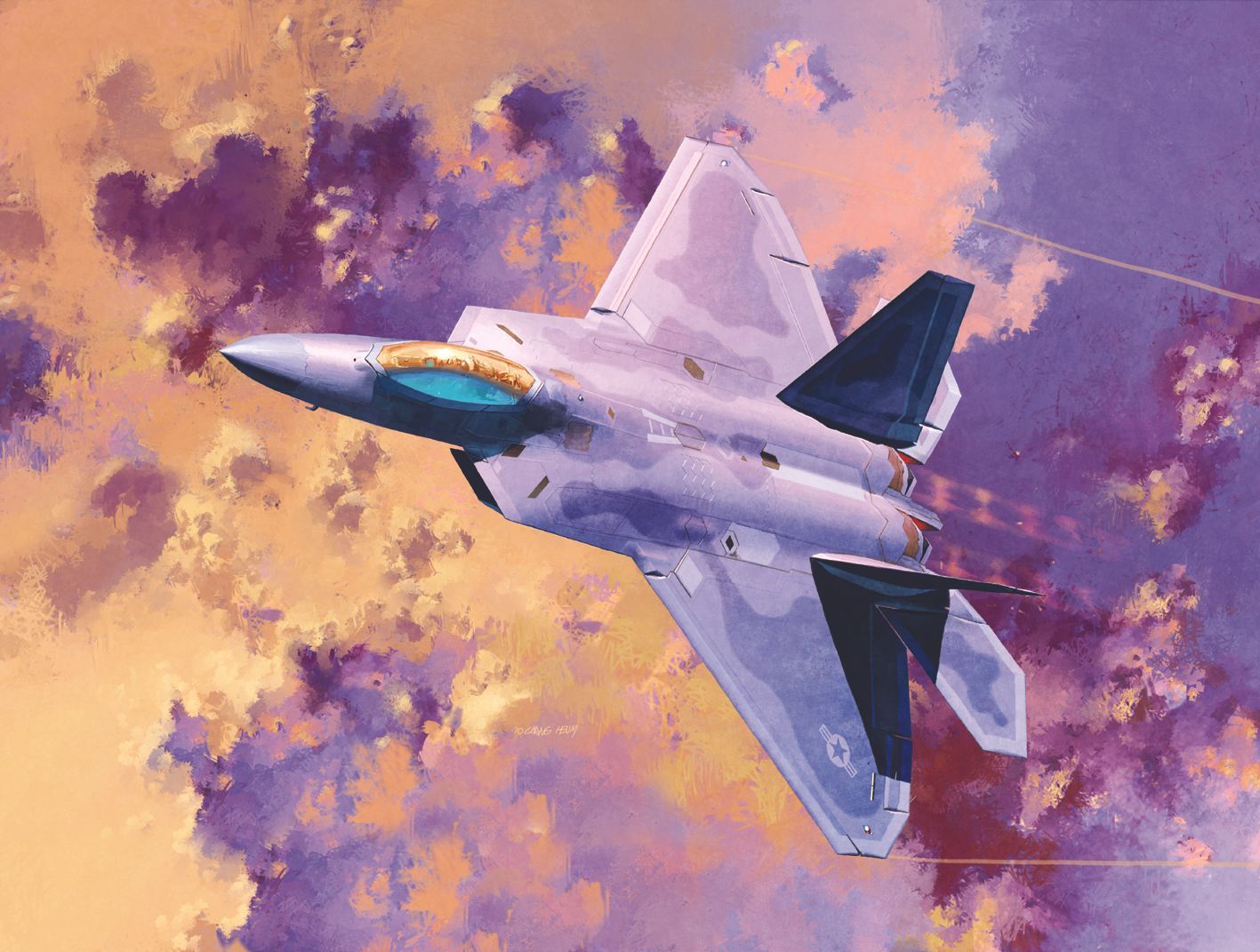 Academy 12423 1/72 F-22A 'RAPTOR'