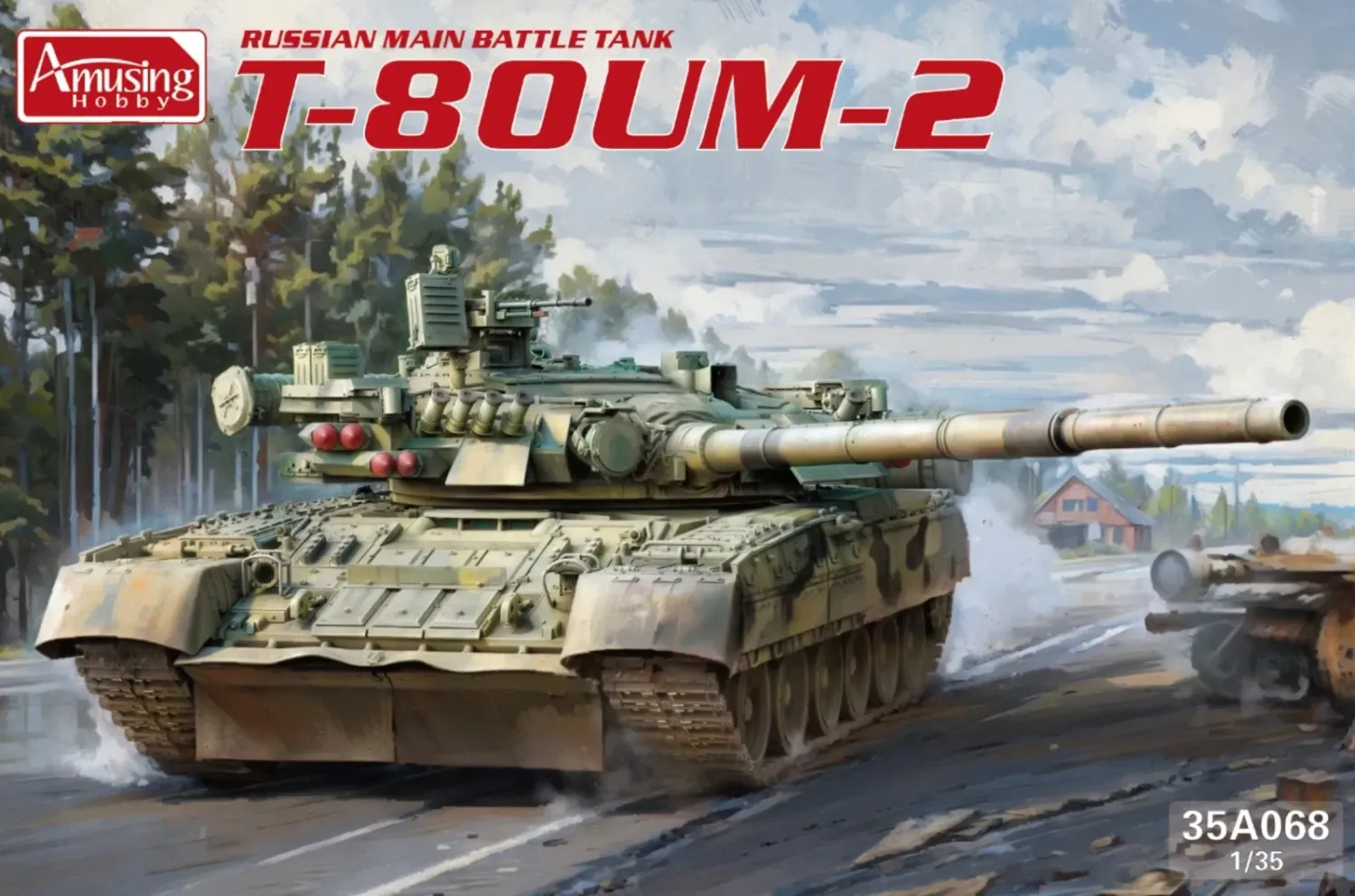 AMUSING HOBBY AH35A068 1/35 Russian MBT  T-80UM-2