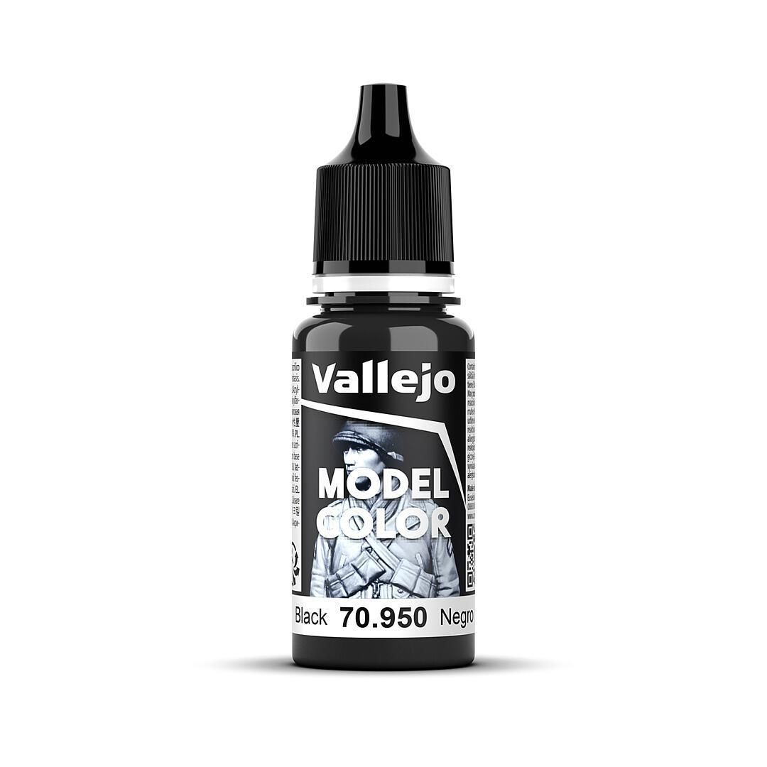 VALLEJO VAL70950 Signalschwarz, matt, 18 ml