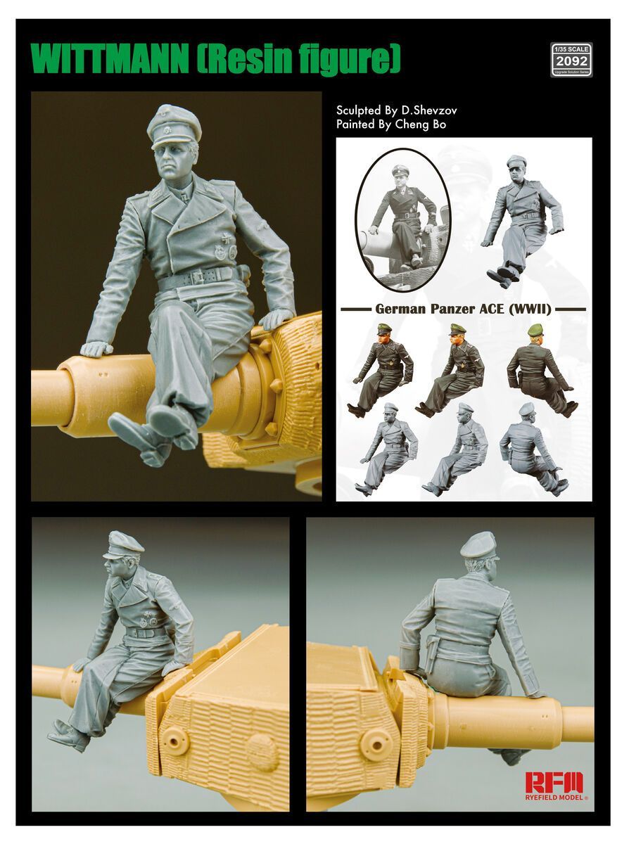 RYEFIELD RM2092 1/35 Michael Wittmann - Tank Commander - Limited Edition