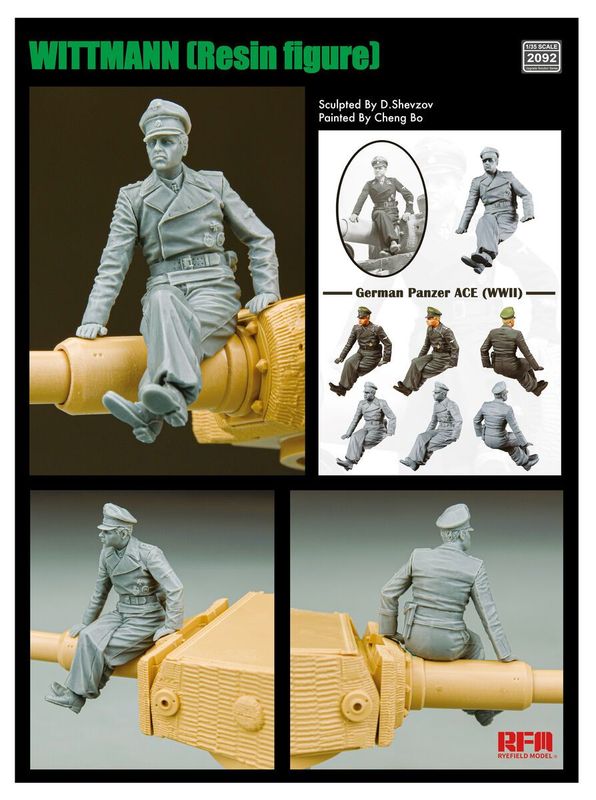 RYEFIELD RM2092 1/35 Michael Wittmann - Tank Commander - Limited Edition