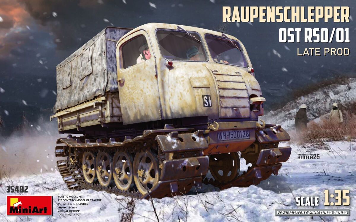Miniart MA35482 1/35 German Raupenschlepper OST RSO/01 Late Production