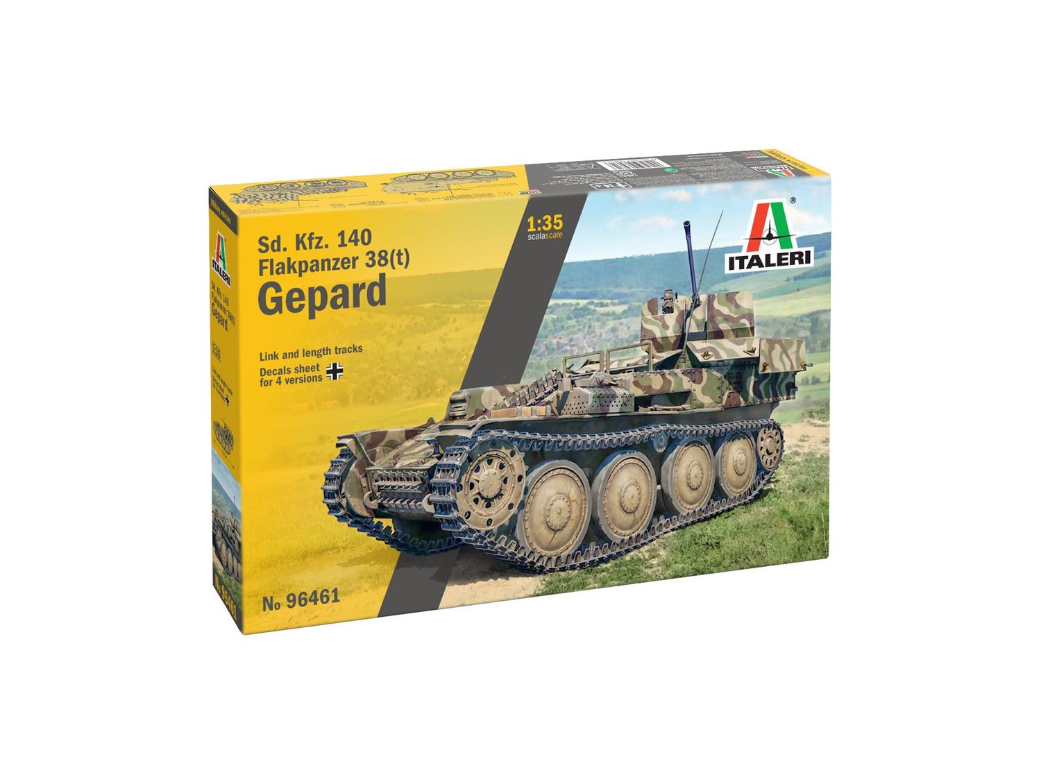 Italeri IT96461 1/35 German Sd.Kfz.140 , Flakpanzer 38 'Gepard'