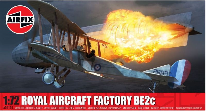 Airfix AF02101 1/72 Royal Aircraft Factory BE2c - Night Fighter Airfix AF02101 1/72 Royal Aircraft Factory BE2c - Night Fighter