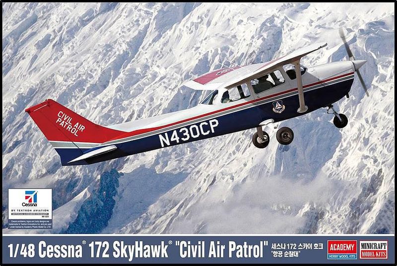 Academy 12367 1/48 Cessna 172 Skyhawk  Academy 12367 1/48 Cessna 172 Skyhawk "Civil Air Patrol"