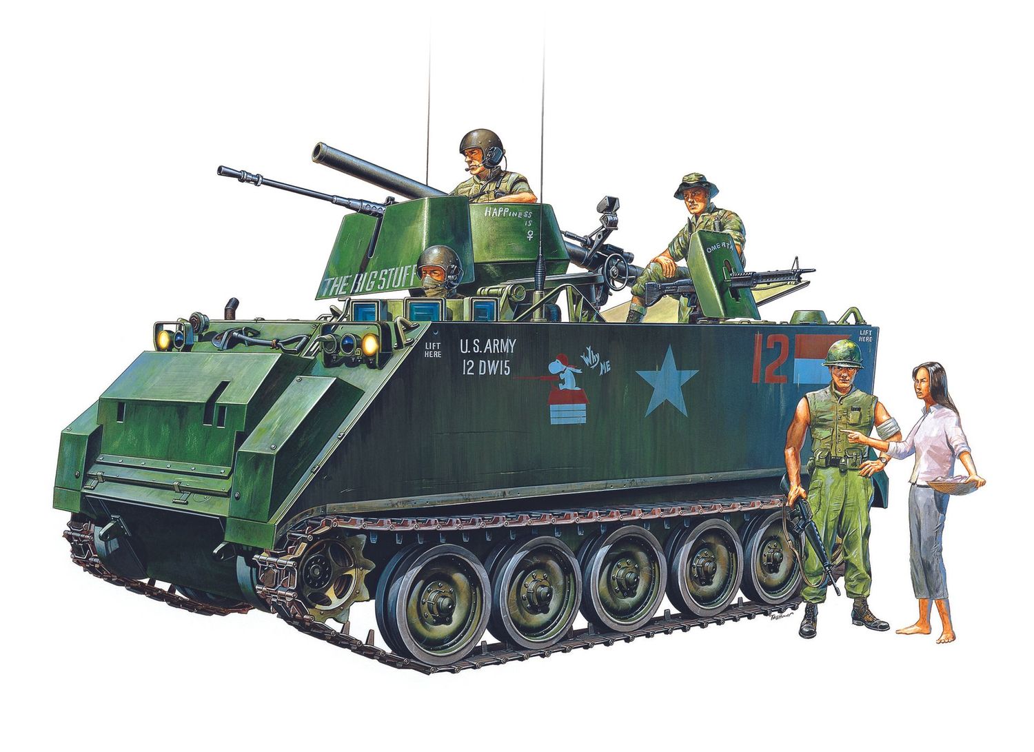 Academy 13266 1/35 M113A1 APC Vietnam