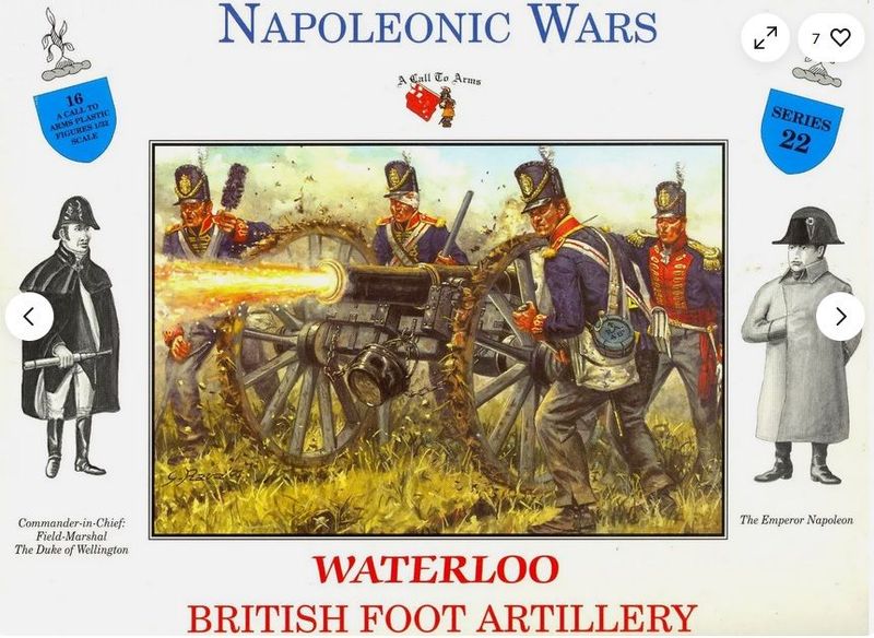 A CALL TO ARMS ACTA22 1/32 British Light Infantry - Waterloo 1815 ( 16 figures )