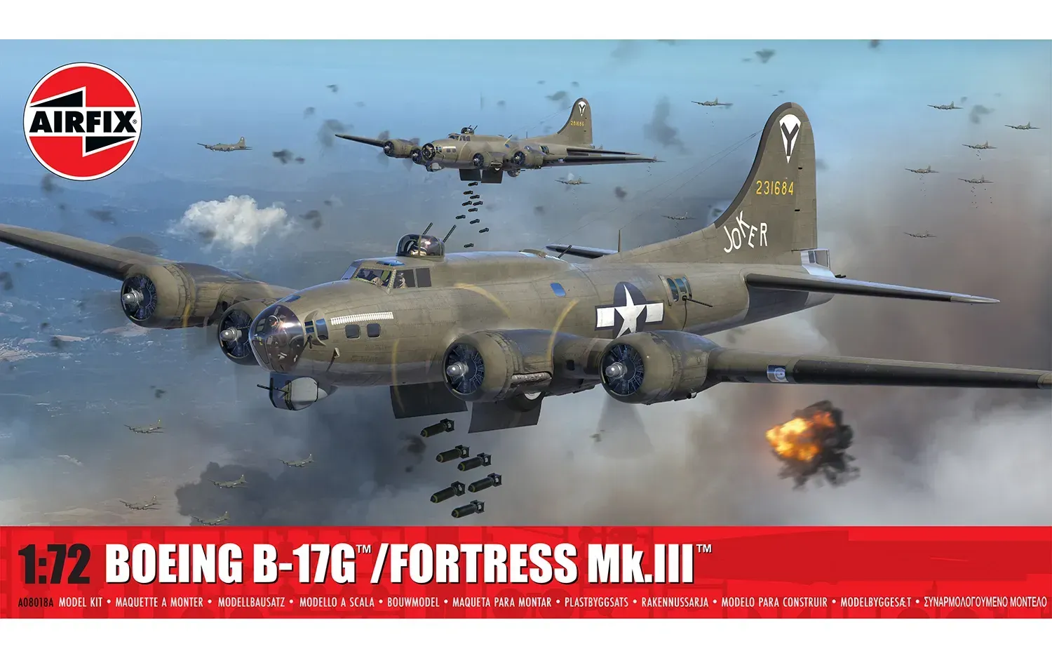 Airfix AF08018A 1/72 Boeing B-17G Fortress Mk. III
