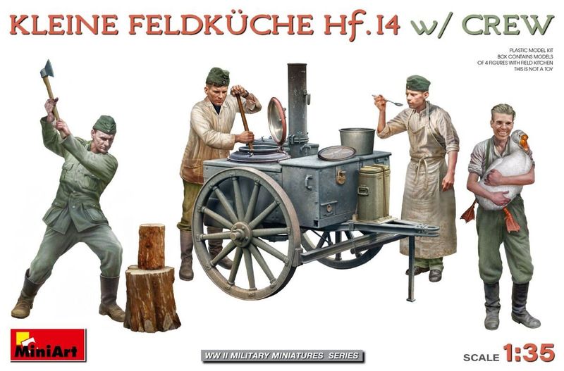 Miniart MA53011 1/35 Kleine Feldkuche Hf. 14 with Crew