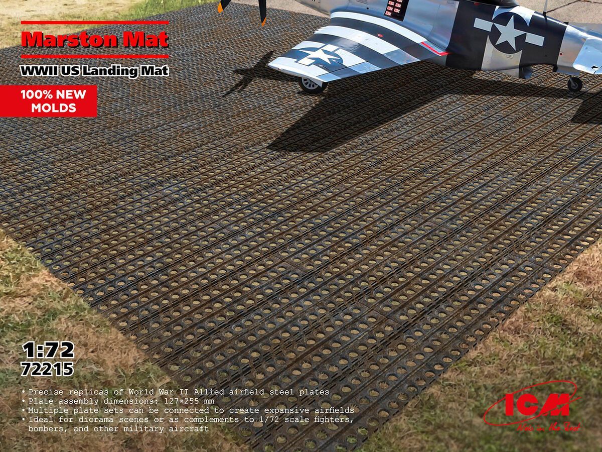 ICM ICM72215 1/72 Marston Mat WW.II US Landing Mat
