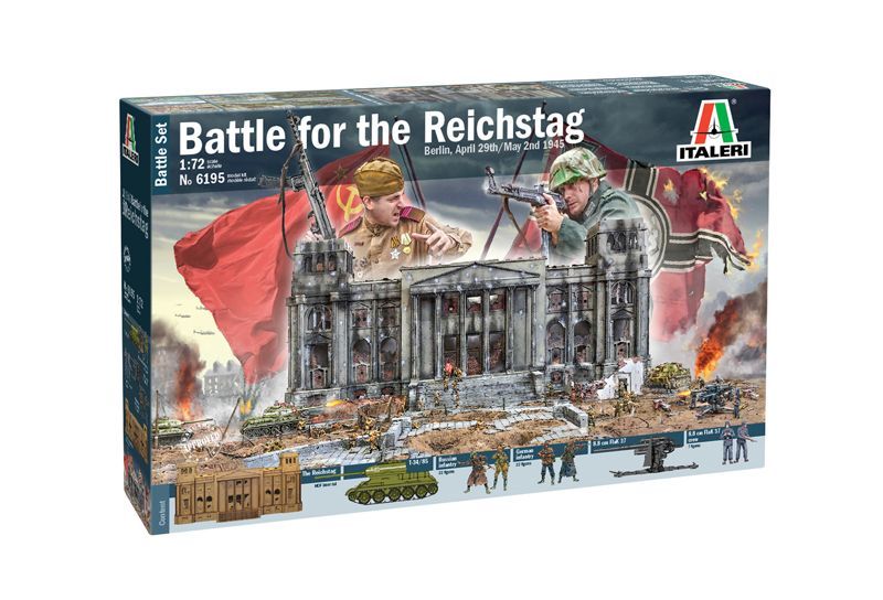 Italeri IT6195 1/72 Battle for the Reichstag 1945 - BATTLE SET Italeri IT6195 1/72 Battle for the Reichstag 1945 - BATTLE SET