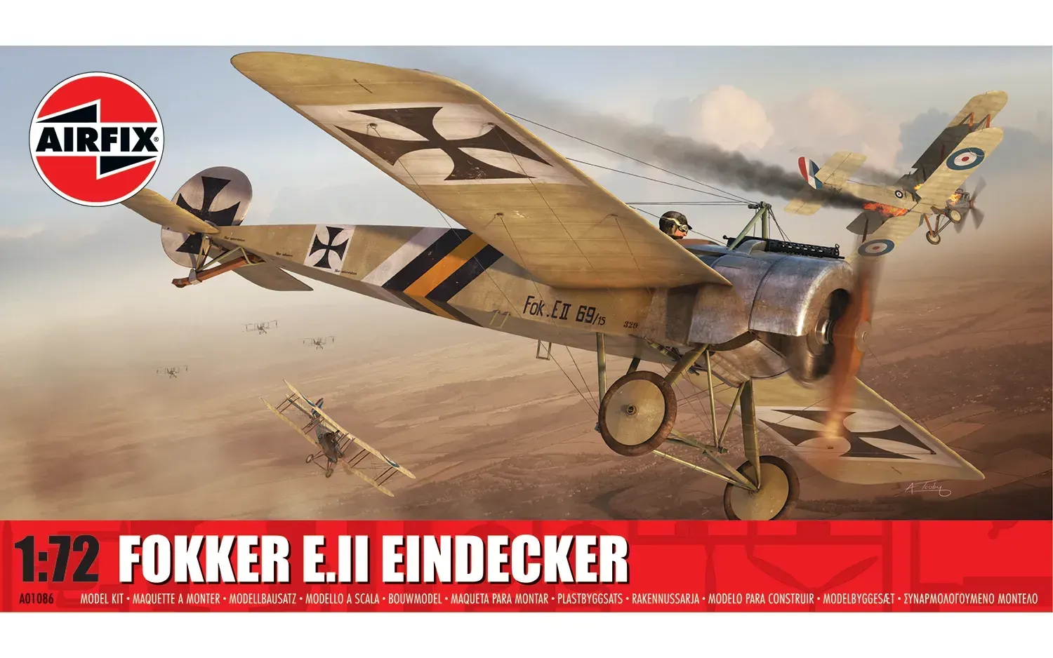 Airfix AF01086 1/72 Fokker EII ( late ) Eindecker