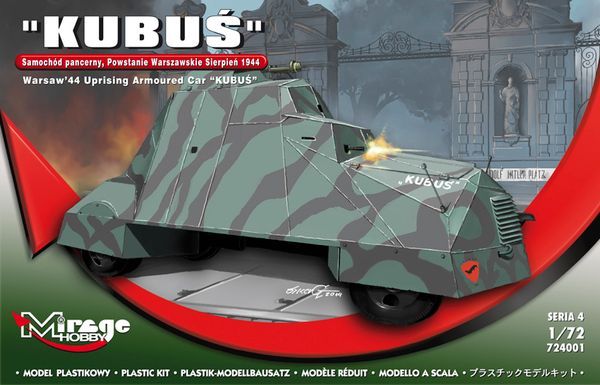 MIRAGE MIR724001 1/72 KUBUS Armoured Car MIRAGE MIR724001 1/72 KUBUS Armoured Car