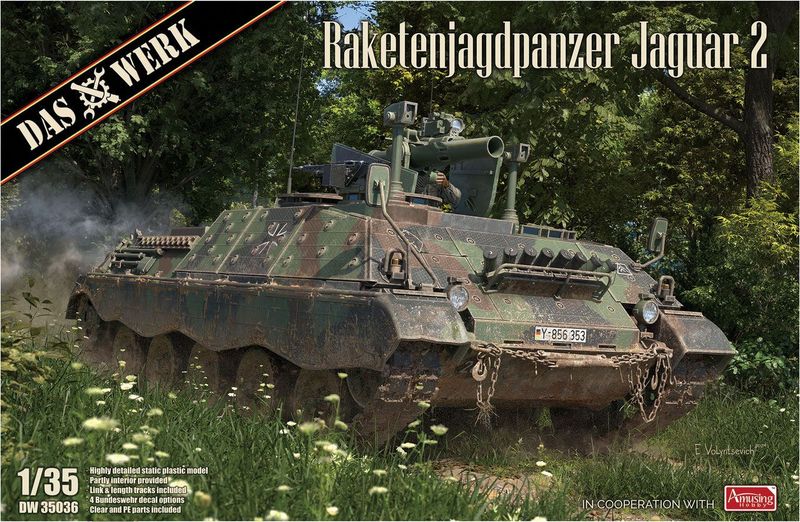 Das Werk DAW35036 1/35 Raketenjagdpanzer Jaguar 2 Das Werk DAW35036 1/35 Raketenjagdpanzer Jaguar 2