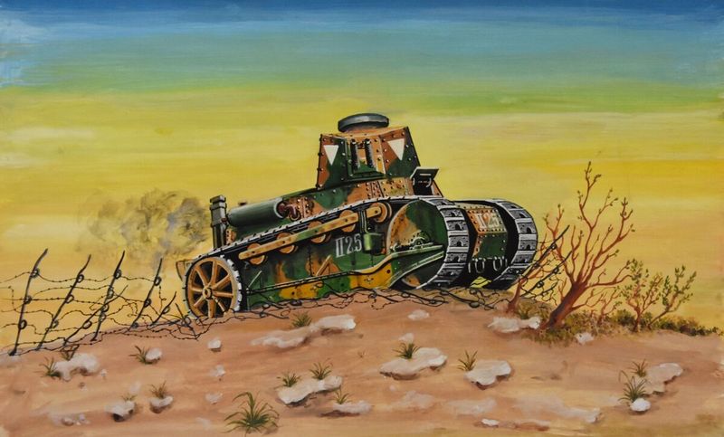 TAURO TRM104 1/35 FIAT 3000 Mod.21 - 1a Serie TAURO TRM104 1/35 FIAT 3000 Mod.21 - 1a Serie