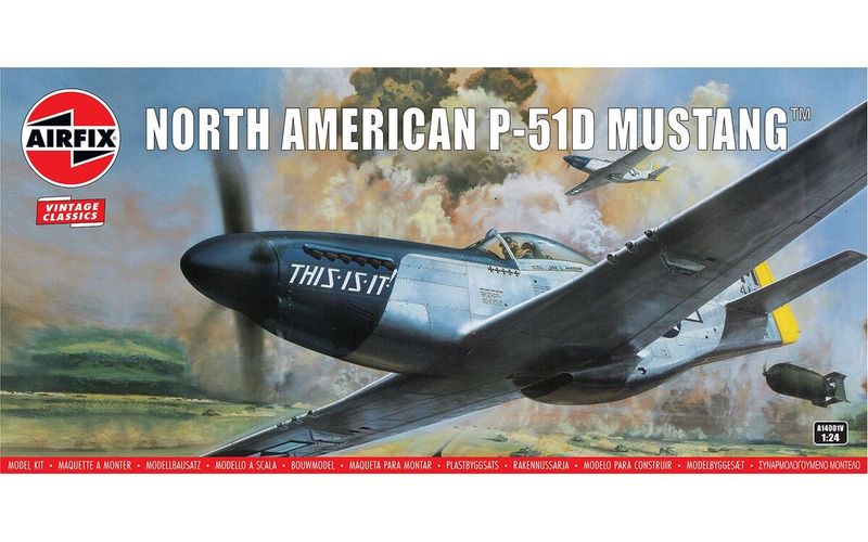 Airfix AF14001V 1/24 North American P-51D Mustang Airfix AF14001V 1/24 North American P-51D Mustang