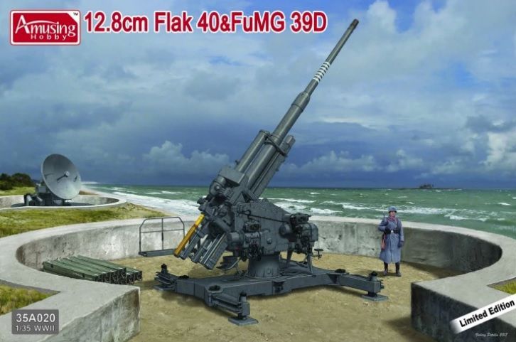 AMUSING HOBBY AH35A020 1/35 12.8cm Flak 40 & FuMG 39D AMUSING HOBBY AH35A020 1/35 12.8cm Flak 40 & FuMG 39D