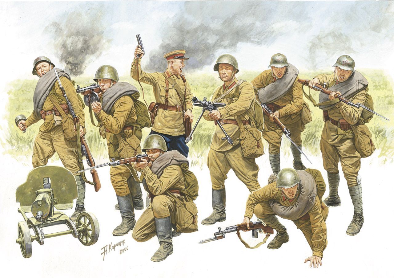 Zvezda ZV3526 1/35 Red Army Infantry ( 1940-42 ) Zvezda ZV3526 1/35 Red Army Infantry ( 1940-42 )