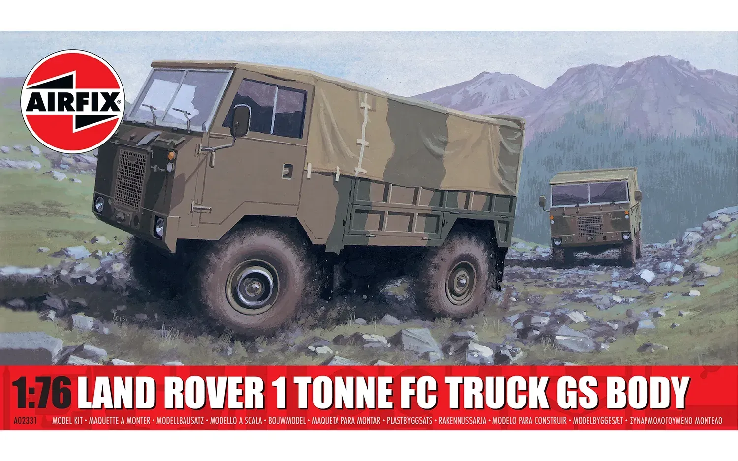 Airfix AF02331 1/76 Landrover 1 Tonne FC Truck GS Bdy
