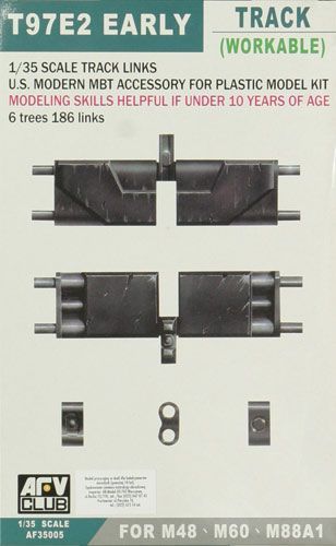 AFV CLUB AFV35005 1/35 Track ( workable ) T97E2 for M48 and M60