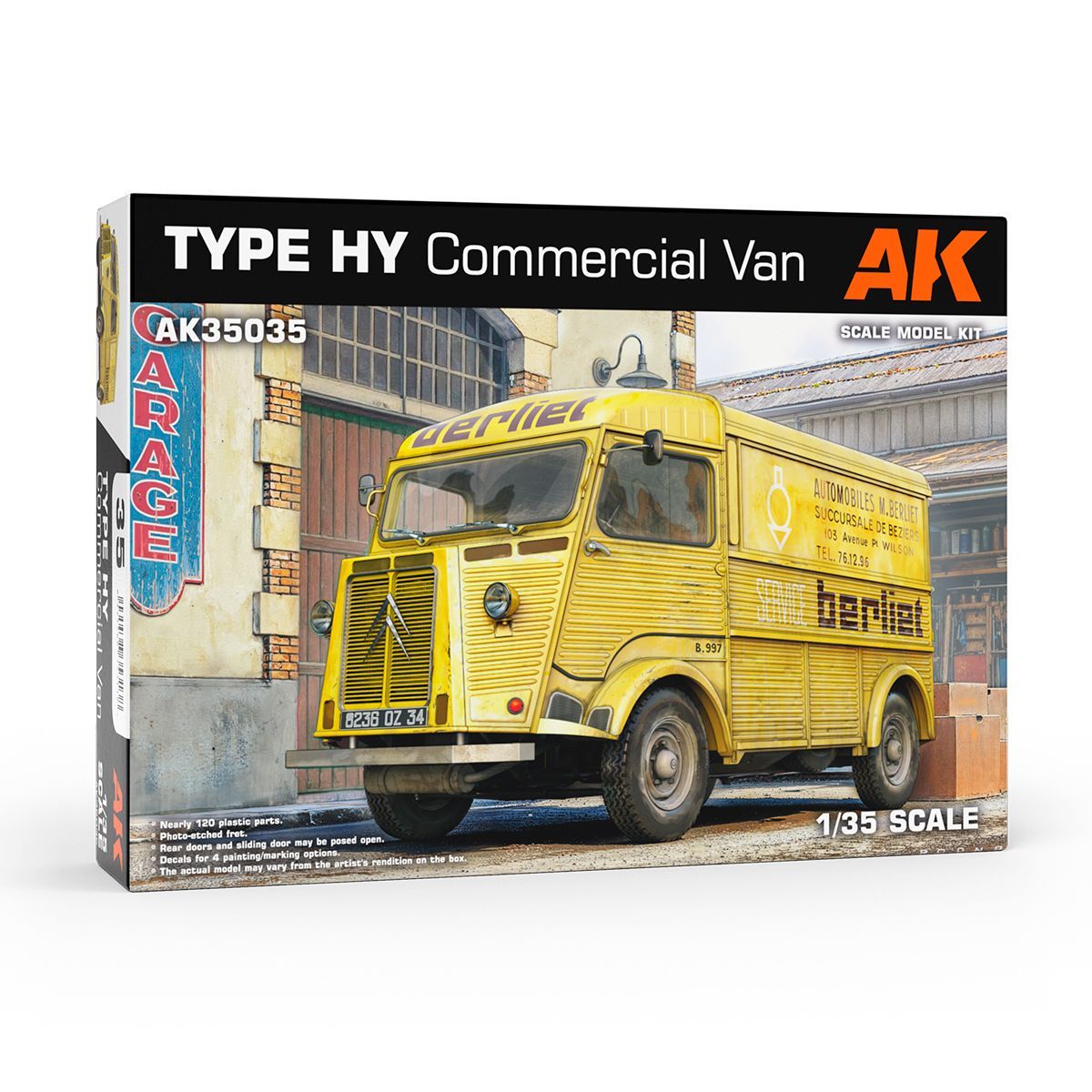 AK INTERACTIVE AK35035 Citroen Type HY - Commercial Van ( 1964 -1969 )