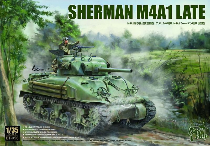 Border Models BMBT056 1/35 Sherman M4A1 Late
