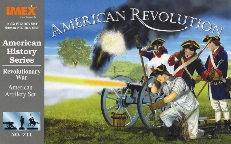 IMEX IMEX711 1/32 American Revolution Artillery Set