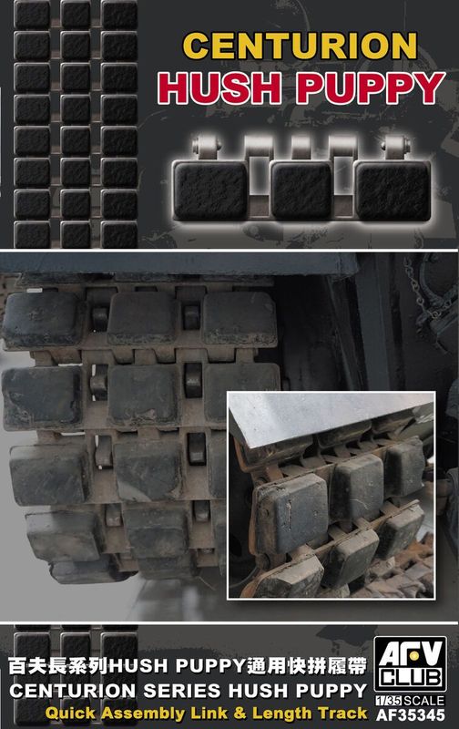 AFV CLUB AFV35345 1/35 Centurion Series HUSH Puppy Quick Assembly Link & Length Track