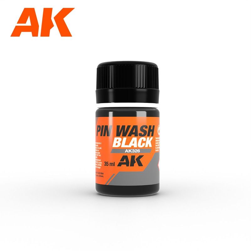 AK AK326 Pin Wash - Black Enamel