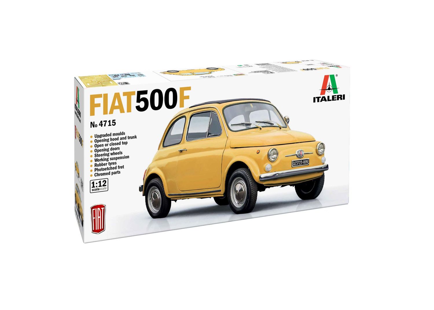 Italeri IT4715 1/12 Fiat 500 F - Upgraded Edition !! Italeri IT4715 1/12 Fiat 500 F - Upgraded Edition !!
