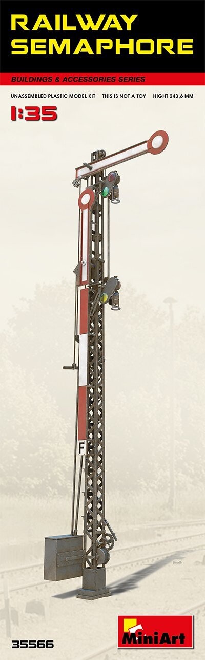 Miniart MA35566 1/35 Railway Semaphore Miniart MA35566 1/35 Railway Semaphore