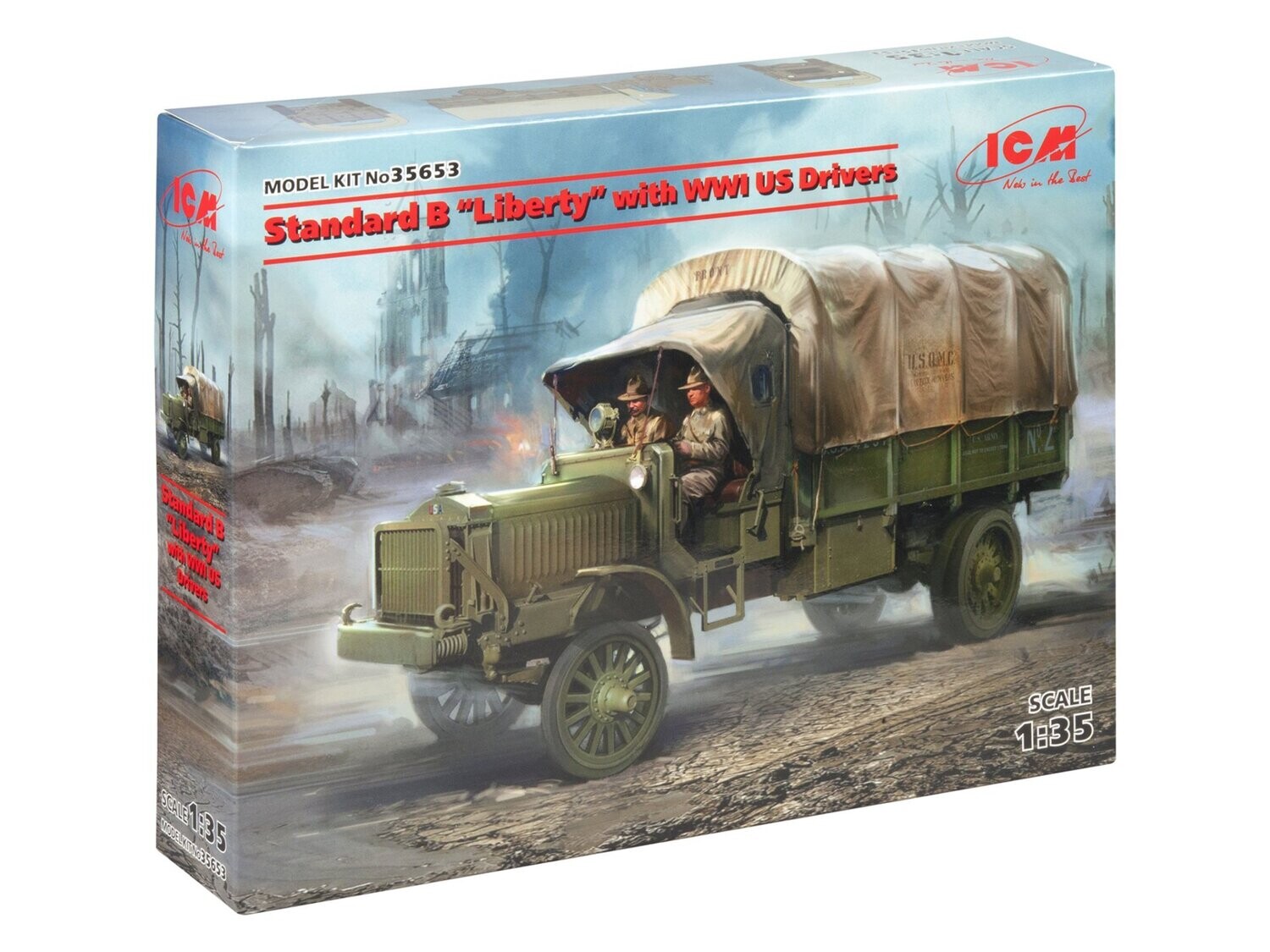 ICM ICM35653_S 1/35 Standard B Liberty w/ US Drivers ICM ICM35653_S 1/35 Standard B Liberty w/ US Drivers
