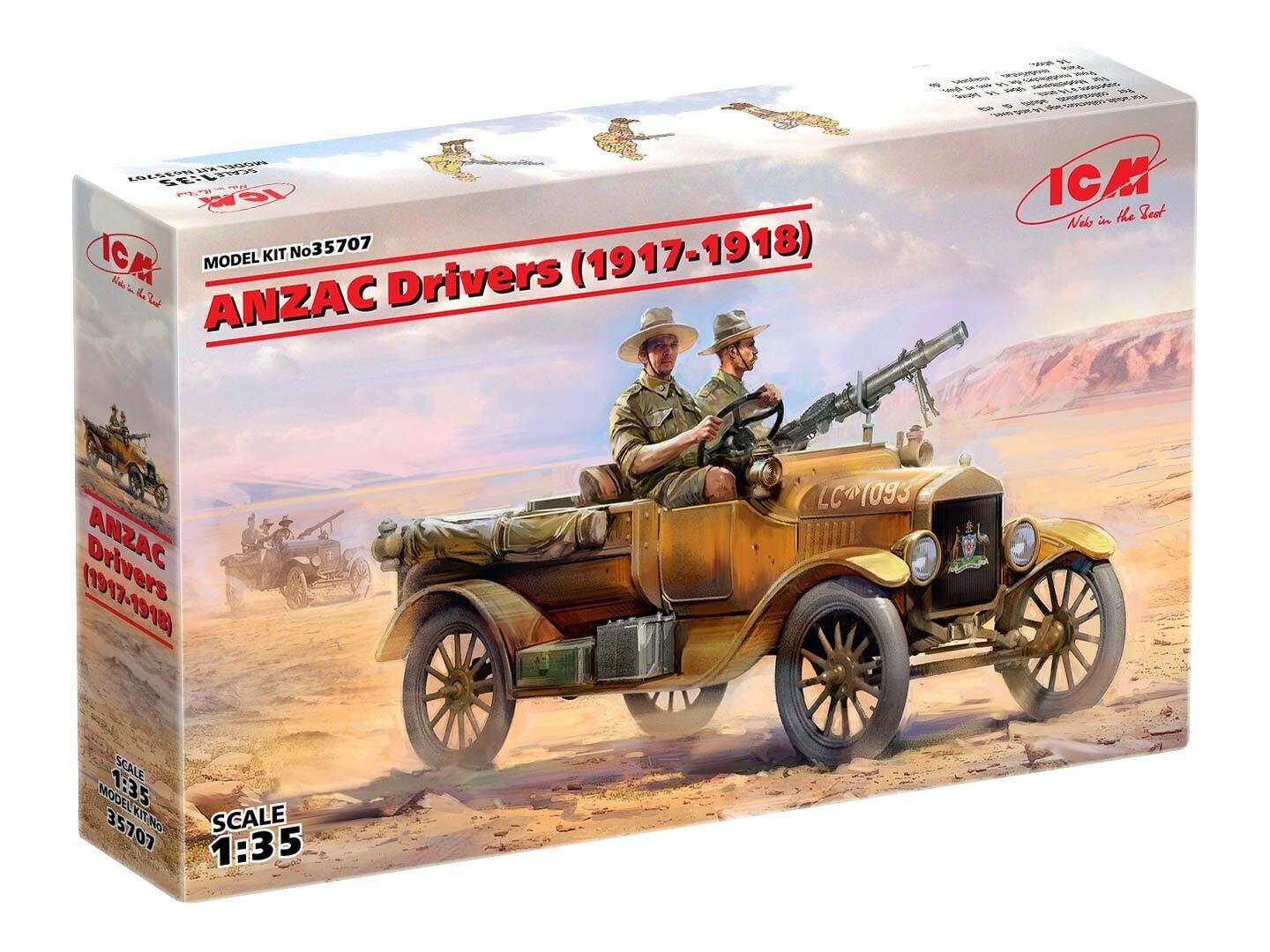 ICM ICM35707_V 1/35 ANZAC Drivers 1917-1918 (2)
