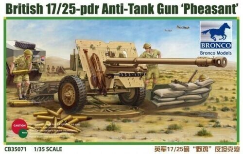 BRONCO CB35071_V 1/35 British 17/25 pdr Anti-Tank Gun ‘PHEASANT’