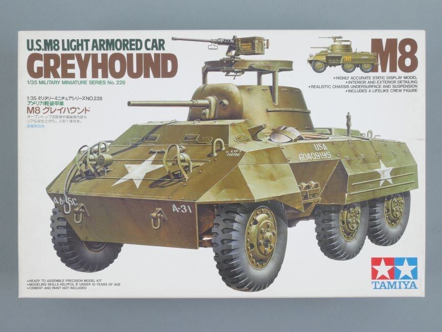 Tamiya TM35228 1/35 US M8 Greyhound Tamiya TM35228 1/35 US M8 Greyhound