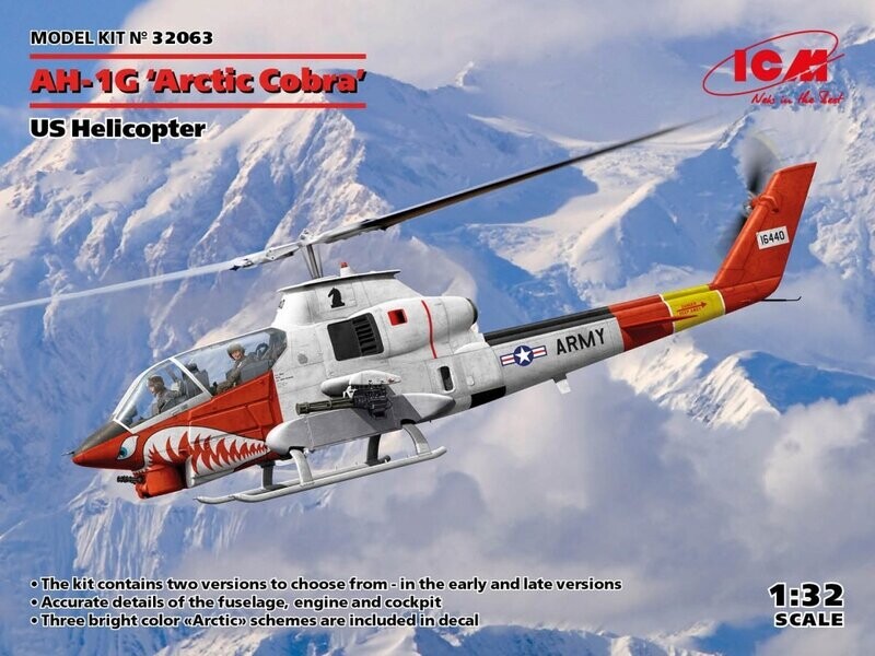 ICM ICM32063 1/32 AH-1G 'Arctic Cobra'-U.S. Helicopter ANGEBOT !! ICM ICM32063 1/32 AH-1G 'Arctic Cobra'-U.S. Helicopter ANGEBOT !!