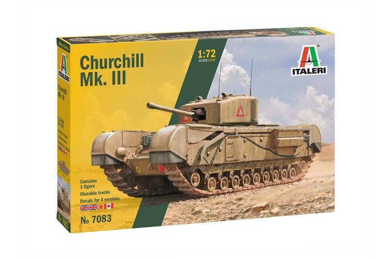 Italeri IT7083 1/72 Churchill Mk. III Italeri IT7083 1/72 Churchill Mk. III